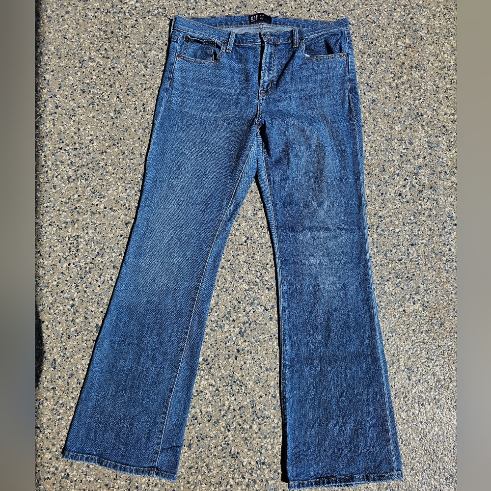 GAP | Blue Gap denim bootcut jeans #bootcut #jeans
